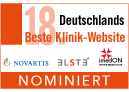 Nominiert bei Deutschlands beste Klinik Website 2020